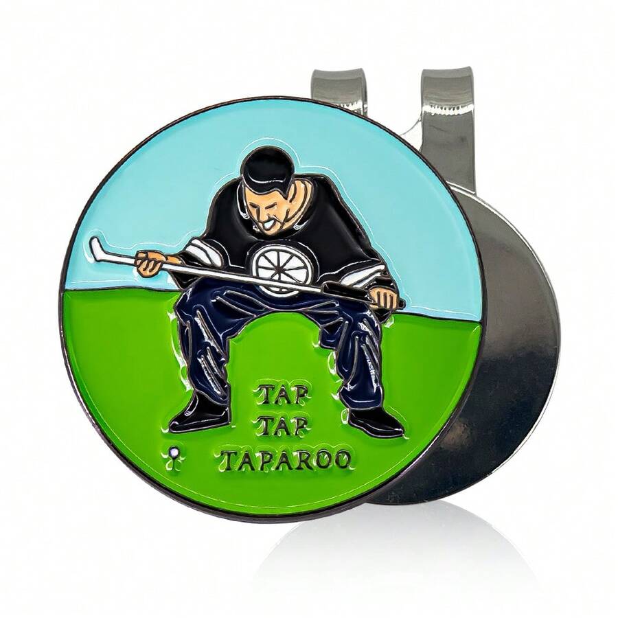 1pc Golf Hat Clip With Ball Marker, Detachable Golf Ball Position Marker Outdoor Golf Accessories - Multicolor - View 1
