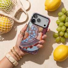 Ocean Echo Phone Case Abstract Marine Life Design Colorful Coastal Art Style Compatible With IPhone 17 16 15 14 Plus 13 12 11 Pro Max - Multicolor - View 4