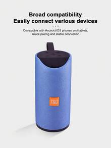 T&G113 Portable Fabric Bluetooth Speaker, Handheld Wireless Waterproof Subwoofer, Supports TF Card Slot, Outdoor Desktop Stereo Player, Suitable For Camping And Travel - View 6