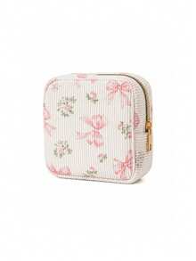 Portable Period Bag With Zipper Menstrual Pad Tampon Holder Versatile Makeup Bag Cruise Room Back To School Travel Essentials Accessories Women Gift - Multicolor - View 23
