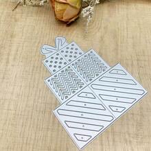 Scrapbooking Die-Cuts For Card Making, Christmas Metal Cutting Dies, Paper Craft Punch Template, Background Embossing Stencils, DIY Album Decor - DX898 - View 6