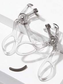 2pcs New Large Angle Frameless Women's Partial Eyelash Curler, With Comb Design, Can Curl And Long-Lasting Shape Eyelashes, Easy To Operate (1pc), Best Seller - Multicolor - View 5
