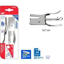 1 Pc Metal Plier‑Style Stapler, Labor‑Saving Hand‑Grip Plier Stapler, Compatible With Standard Staples For Multi‑Page Binding, Suitable For Binding Documents And Receipts In Offices, Shops And Home Studies - A - View 9