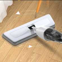 Spray Mop Microfibre Pad Floor Cleaning Mop For All Floor Types Bottle 2 Pads - Grey - View 7