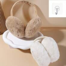 Winter Warm Earmuffs- Foldable, Plush Texture, Warm And Comfortable; Unisex With A Minimalist Design; Features A Soft, Insulating Lining; Suitable For Cold Outdoor Weather In Winter. - Multicolor - View 9