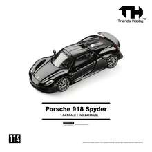1:64 Hobby TH Porsche 918 Spyder Officially Licensed Zinc Alloy Die-Cast Car Model, Detachable Carbon Fiber Rear Cover, Fine Paint Finish, Highly Detailed Interior, Sturdy Construction, Halloween Christmas Birthday Gift - Multicolor - View 6