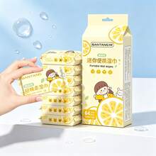 Mini Portable Non-Woven Wet Wipes, Suitable For Daily Item Cleaning (For Item Cleaning, Not For Body Part Cleaning) - Multicolor - View 3