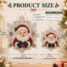 Christmas Pearl Diamond Painting Suncatcher Set, DIY Handmade | Pre-Assembled Metal Chain, Acrylic Snowflake Shaped Plate With Lace Edge, 3D Mixed Size Pearl Beads - A - View 9