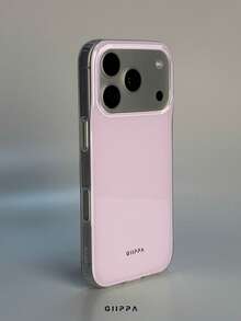 GIIPPA 1pc Light Purple Solid Color Pattern Design Phone Case, Compatible With Phone 17 Pro Max, 16 Pro Max, 15 Pro Max, 14 Pro Max, Korean Style High-End Fashion Fun Phone Case, Suitable For 11/12/13/14/15/16 Pro Max Plus, Elegant Design For Men And Women, Perfect Gift For Girlfriend On Christmas, Valentine's Day, Easter, Wedding Season And Birthday! - Mauve Purple - View 2