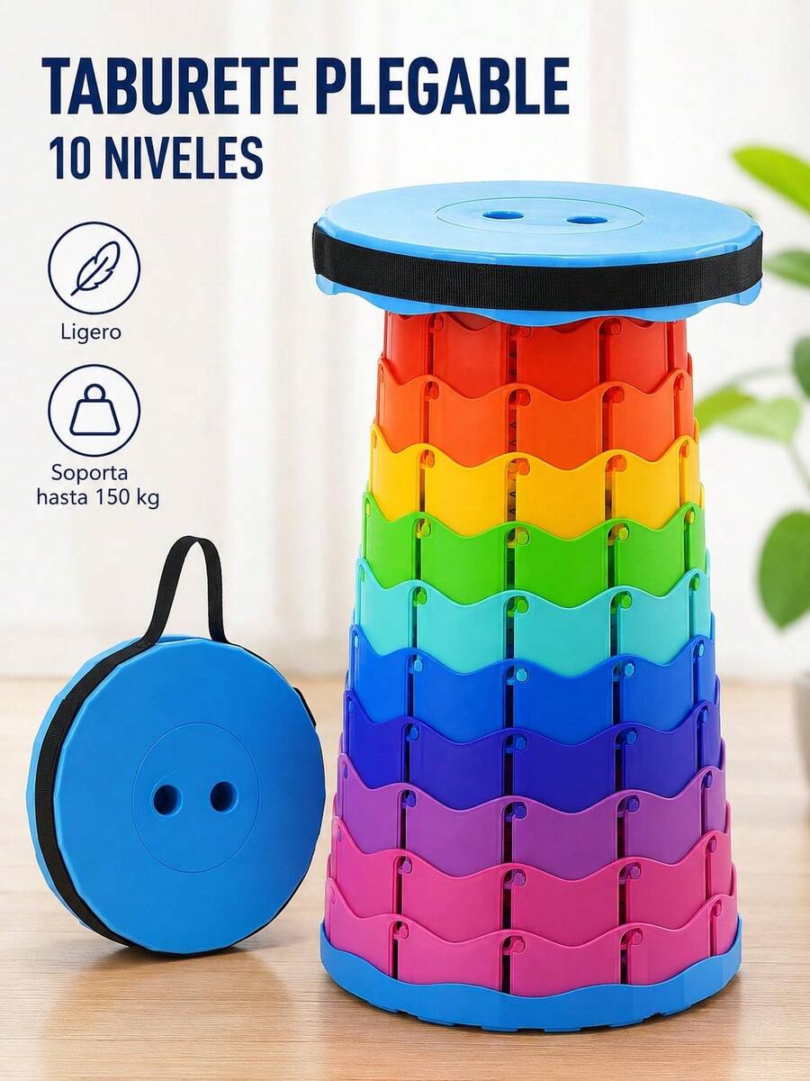 ONEEKA Folding Stools - Multicolor - View 1