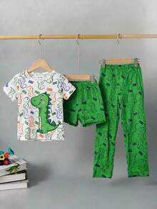 Young Boys Pajamas - Multicolor - View 5