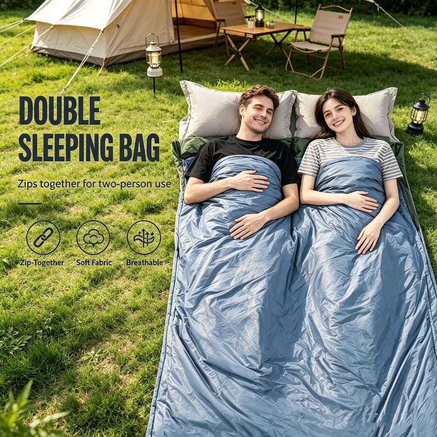 2pcs/Set Lightweight Sleeping Bag For Adults, Compact Mini-Size, Ultra ...