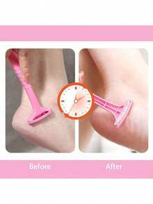 1/3/6pcs Foot Dead Skin Removal Care Tool, Foot Care Dead Skin Scraper, Ergonomic Design, Durable Handle, Portable And Easy To Clean, Pedicure Tool, Heel File, Professional Home Foot Care Tool, Perfect For Removing Dead Skin And Cracked Skin - A - View 4