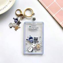 TXT Acrylic Card Holder Pendant, Bag Charm, Keychain, Student ID, Bus Card, Meal Card, Badge Protector, Keyring, Bag Decoration, Fan Photo Card, Photo Protector Pendant, Birthday Gift, Holiday Gift - Multicolor - View 9