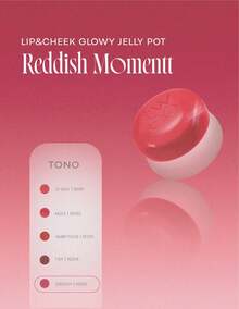 FWEE Lip & Cheek Blurry Pudding Pot Greedy Maquillaje para Labios y Mejillas 5 g - Rojo - Ver 5