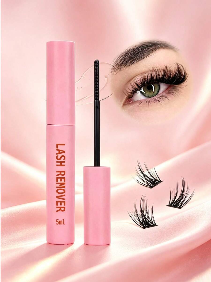 SRCKFIZ 5ml Clear Eyelash Extension Remover, Eyelash Extension Makeup Remover, Clumped Eyelash Remover, Easily Remove Eyelash Extensions - View 1