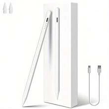Apple Stylus Pen With LED Battery Indicator, Palm Rejection, Touch Control, Compatible With IPad 2018-2024 - Multicolor - View 4