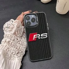 [Spedizione 24h Da DE/FR/ES] Sporty Performance Style Carbon Fiber Texture Metallic Finish Premium Shockproof TPU Fashion New Arrival European And American Ins  Phone Case For IPhone 18 ProMax Pro 17 E 16 Plus 15 14 13 12 11 8 7 XS Max X XR Air  S26 Ultra Plus S25 S21 Sunggalaxys24 Sunggalaxys23 FE Sunggalaxys22  15 Ultra Pro 14 13 Sunggalaxys24 Sunggalaxys23 FE Sunggalaxys22 - Black - View 5