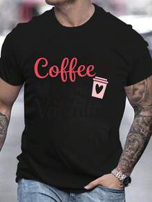 Men T-Shirts - 黑色 - 查看 6