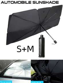 Car Sunshade, High-Efficiency UV Protection, Foldable Car Windshield Sunshade Umbrella, Suitable For Most Vehicles, Easy To Store, Heat Insulation, Car Accessories - A - View 15