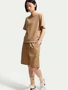 Nike Celana Pendek Tenun Panjang Wanita AS W NSW LONGLINE SPD IW1216-242 - Coklat - View 3