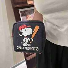 1pc 2026 New Snoopy Storage Bag, Snoopy Denim Cute Small Storage Bag, Cute, Suitable For Birthday, Party, Holiday, Fan Gift, Surprise Toy, Give To Friends And Family (Random Style) - Multicolor - View 3