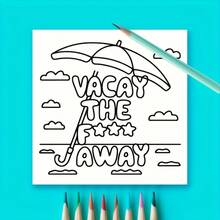Adult Coloring Book - 24 Pages Of Stress-Relief Patterns, Fun Medical And Candy Designs, Softcover Art Relaxation Gift, Suitable For Friends And Family, Simple Tools, Fantasy Illustrations, Durable Construction, Creative Expression, Meditation Activity, Fun Painting, Sturdy Structure, Specially Designed For Mindfulness Enthusiasts - Single Piece - View 5
