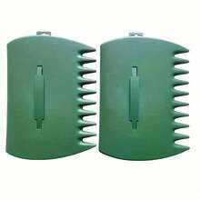 2pcs/Set Garden Leaf Grabber Tool, Plastic Leaf Collector Hand Rake, Lawn Debris Branch Picker, Durable Portable Garden Cleaning Hand Tool For Yard Backyard Lawn Maintenance - Leaf Rake - View 5