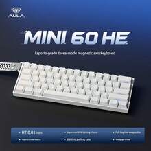 AULA MINI60HE Mechanical Magnetic Axis Keyboard, Tri-Mode Wireless Bluetooth Wired RT Gaming Keyboard With 8K Polling Rate, Optional Mouse For Desktop PC And Laptop - View 21