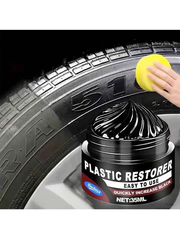 KineShineX Cire de peinture de retouche noire pour le renouvellement de l'extérieur de la voiture