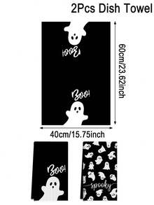 Kitchen Towels - Black - View 5