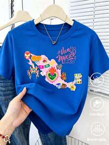 Women T-Shirts - Blue - View 2