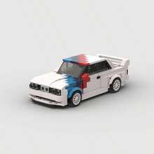 White/Red/Black MOC Supercar Racing Classic Building Block Car Model Toy Set, Educational Creative Toy For Children, DIY Car Model Kit For Adults, City Tech Champion Cup Series, Suitable As Birthday, Halloween, Christmas Gift For Boyfriend, Husband, Children, And For Collection And Home Decoration - Model - View 4