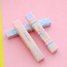 Rainbow Long Strip Eraser, Student-Specific Colored Eraser, Art Drawing Pencil Eraser - Multicolor - View 4