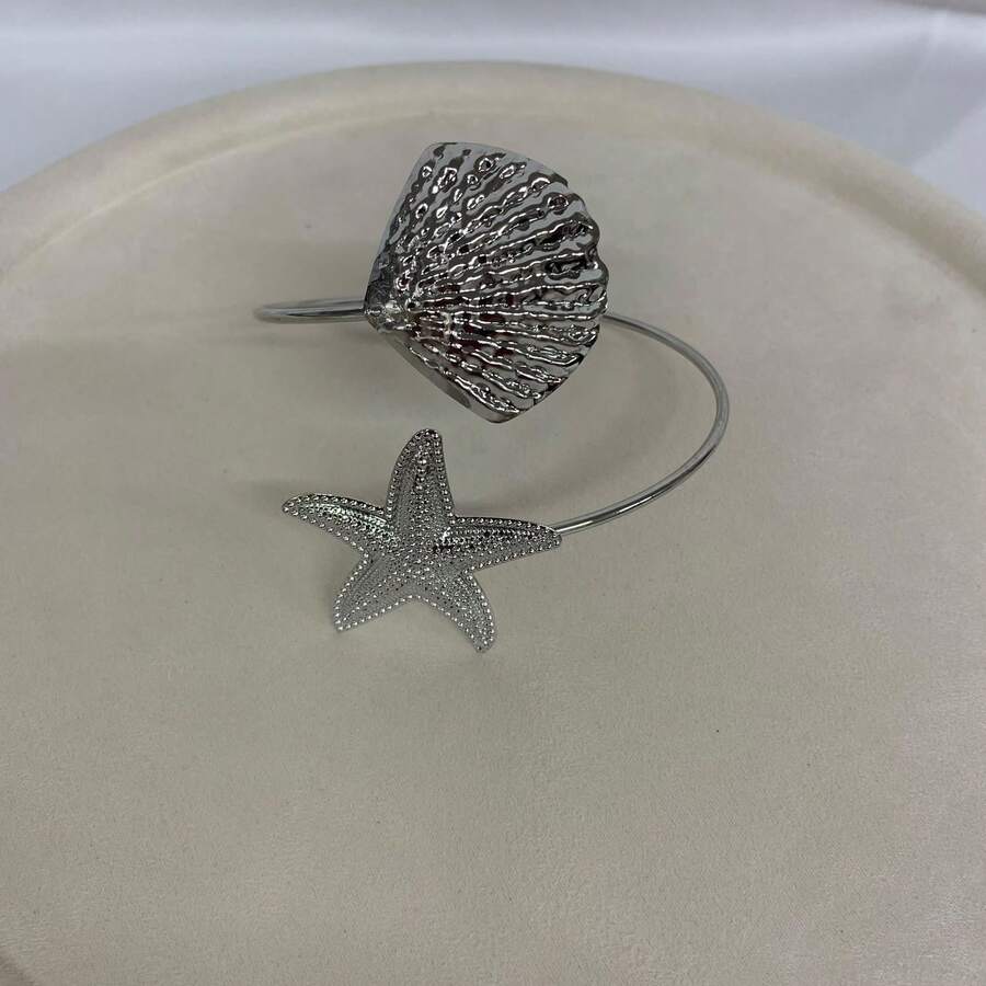 Women Bangles - SILVER STAR aND SHELL - View 1