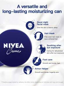 NIVEA Face Moisturizing Cream Small Blue Jar Body Lotion 150ml (Essence Nourishing Moisturizing & Hydrating) - 150ml - View 5
