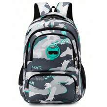 1pc Camouflage Print Fashion Backpack, Large Capacity Student School Bag, City Commute Travel Casual Laptop Backpack - Backpack - View 15