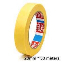 tesa Tessa Yellow Fine Textured Paper, Easy To Tear Paint Spray Mask Packaging Tape, No Residue, DIY Usable, Suitable For Wall Painting, Bookkeeping, Etc - Single Piece - View 13