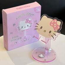 SANRIO Desktop Phone Stand, Minimalist Texture, Suitable For Dorm Binge-Watching And Office Viewing, Portable And Stable Support For Daily Home Use - A - View 7