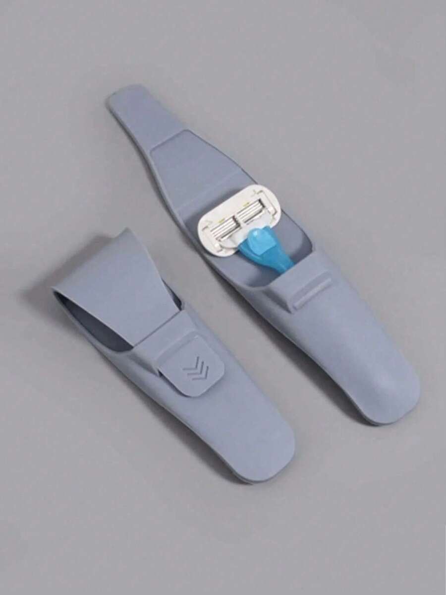 Silicone Razor Case-A Travel Pouch For Manual Razors Designed To Store And Protect Them While On The Go; Suitable For Both Men's And Women's Razors. - Multicolor - View 1