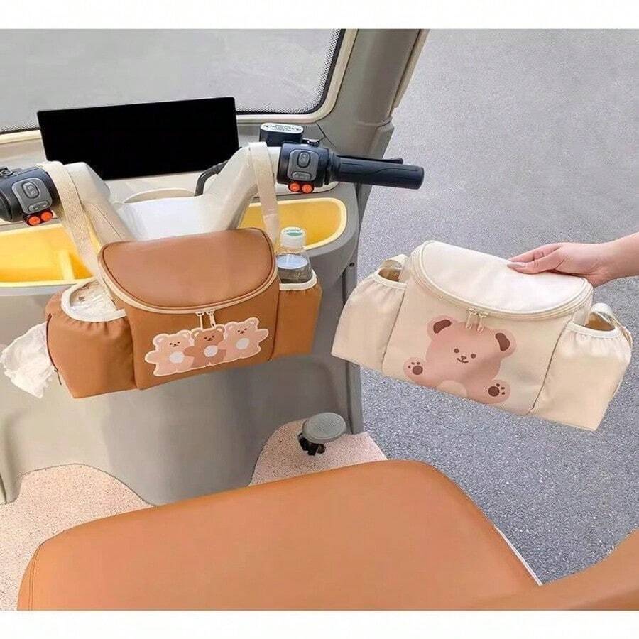 Motorcycle Electric Scooter Tricycle Front Storage Bag Multifunctional Car Storage Box Waterproof Sun-Proof