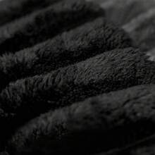 Sofa Black Made Of Fabric For Living Room - 黑色 5 座 - 查看 7