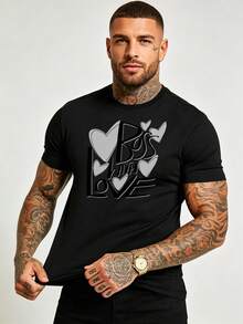 Men T-Shirts - Black - View 2