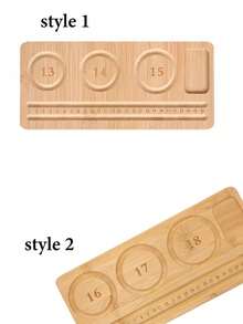 Wooden Beaded Design Board Bracelet Making Tray Measurement Bead Board DIY Jewelry Bracelet Necklace Handmade - Multicolor - View 7