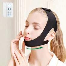 1/2/3/4pcs Sleep Lifting Face Mask, V-Cheek Lifting Mask, Breathable Facial Strap, Suitable For Women To Use In Leisure Time As A Gift - Black - View 11