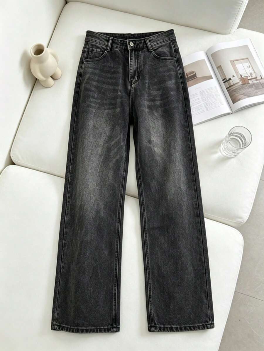 Women Jeans - Black and Gray - View 1