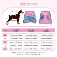 Pechera Arnés Transpirable Cómodo Con Correa Para Perro Gato - Multicolor - Ver 3