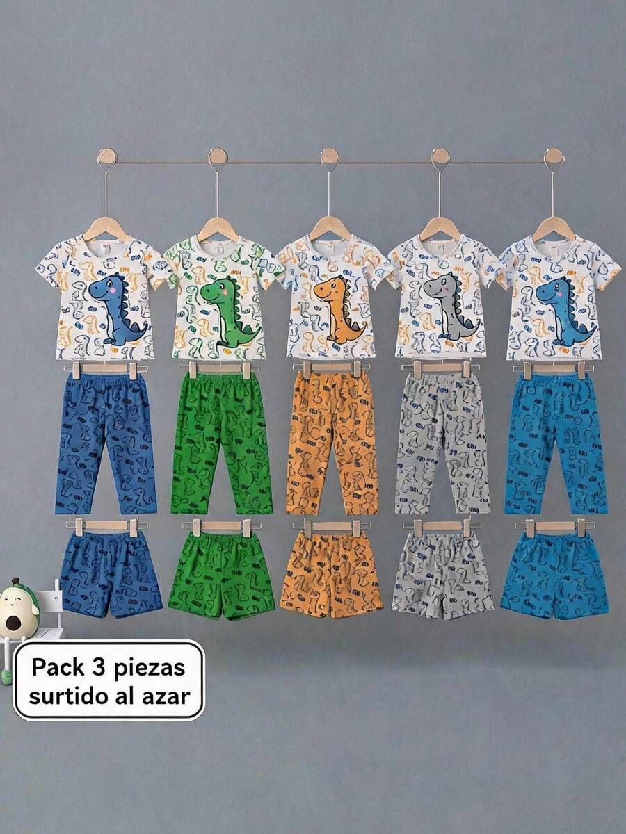 Young Boys Pajamas - Multicolor - View 1