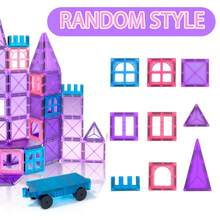 Magnetic Building Blocks 40/60/100pcs Magnetic Construction Blocks Set STEM Stacking Blocks Montessori Learning Toy Gift Suitable For Children 3 Years And Above Boys Girls Kindergarten Preschool Toy Mixed Colors - Multicolor - View 6