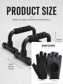 Fitness Bar, Non-Slip Pressing Rack, Metal Pressing Handle, Sponge Material! High-Quality Handle Sleeve, Cushioned Foam Grip, Home Workout - Multicolor - View 8